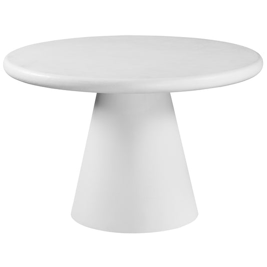 Galio Round Dining Table, 47" in White
