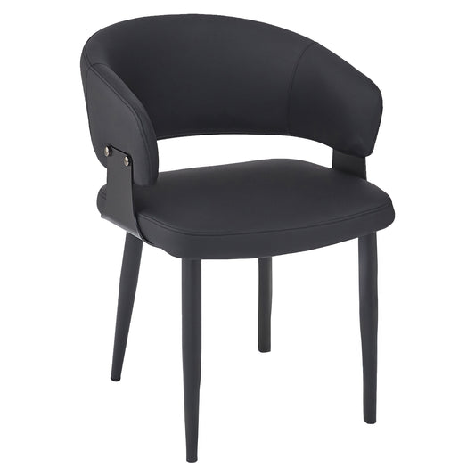 Sloane Dining/Lounge Chair, Set of 4 – Black and Black – 2