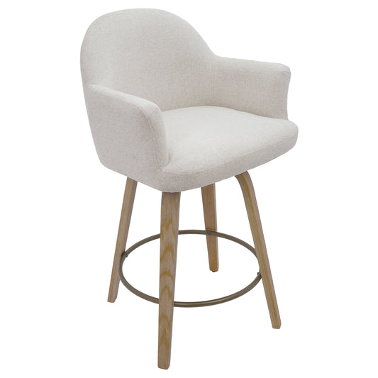 Torra 26" Counter Stool with Swivel, Set of 2