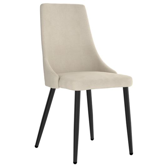 Venice Dining Chair, Set of 2, in Beige and Black
