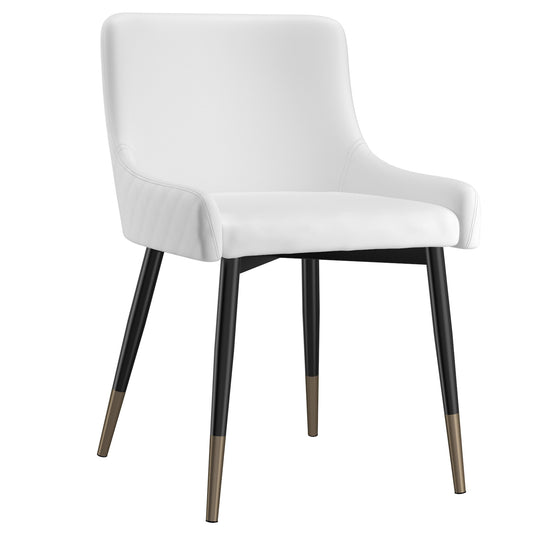 Xander Dining Chair, Set of 2, in White and Black