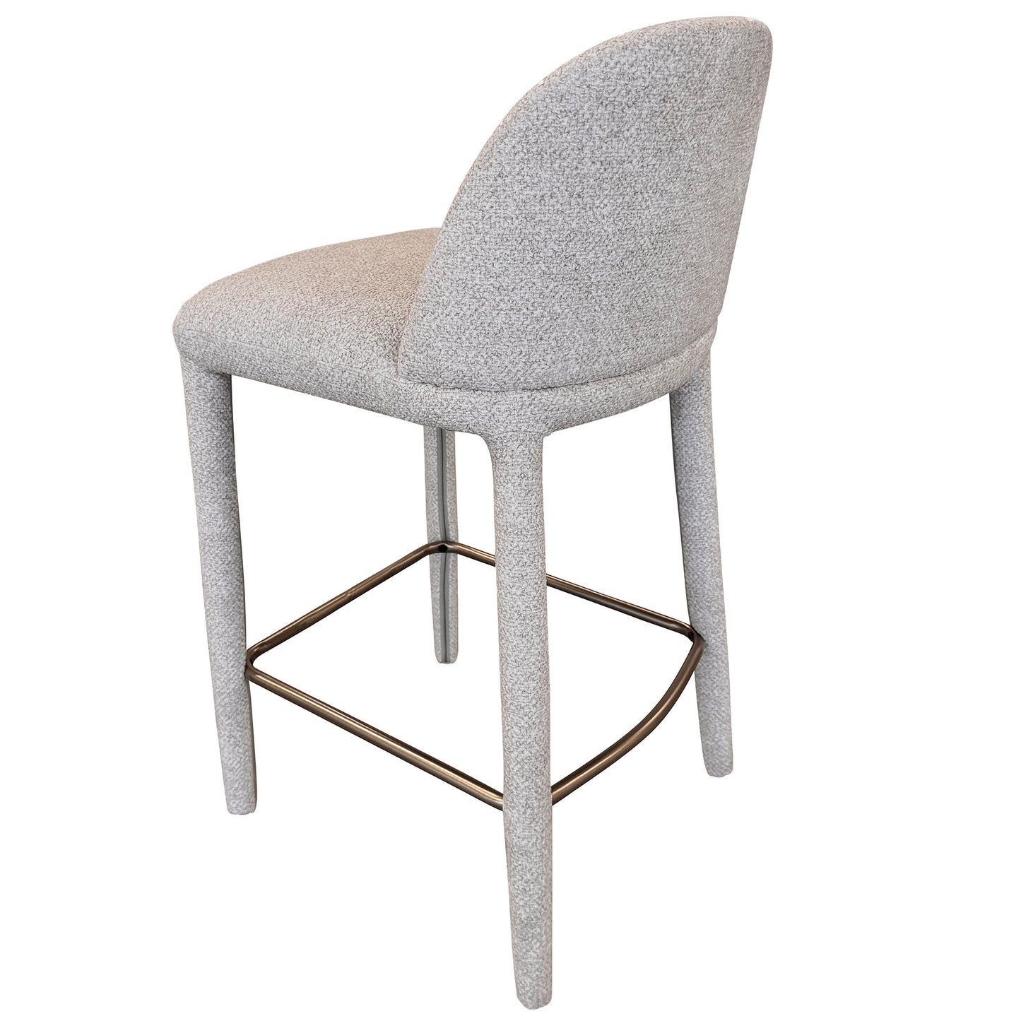 Kiara 26" counter stool, set of 2 in beige
