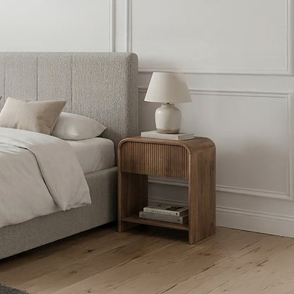 Amoli 1 Drawer Accent Table – Natural – 2
