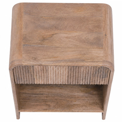 Amoli 1 Drawer Accent Table – Natural – 6