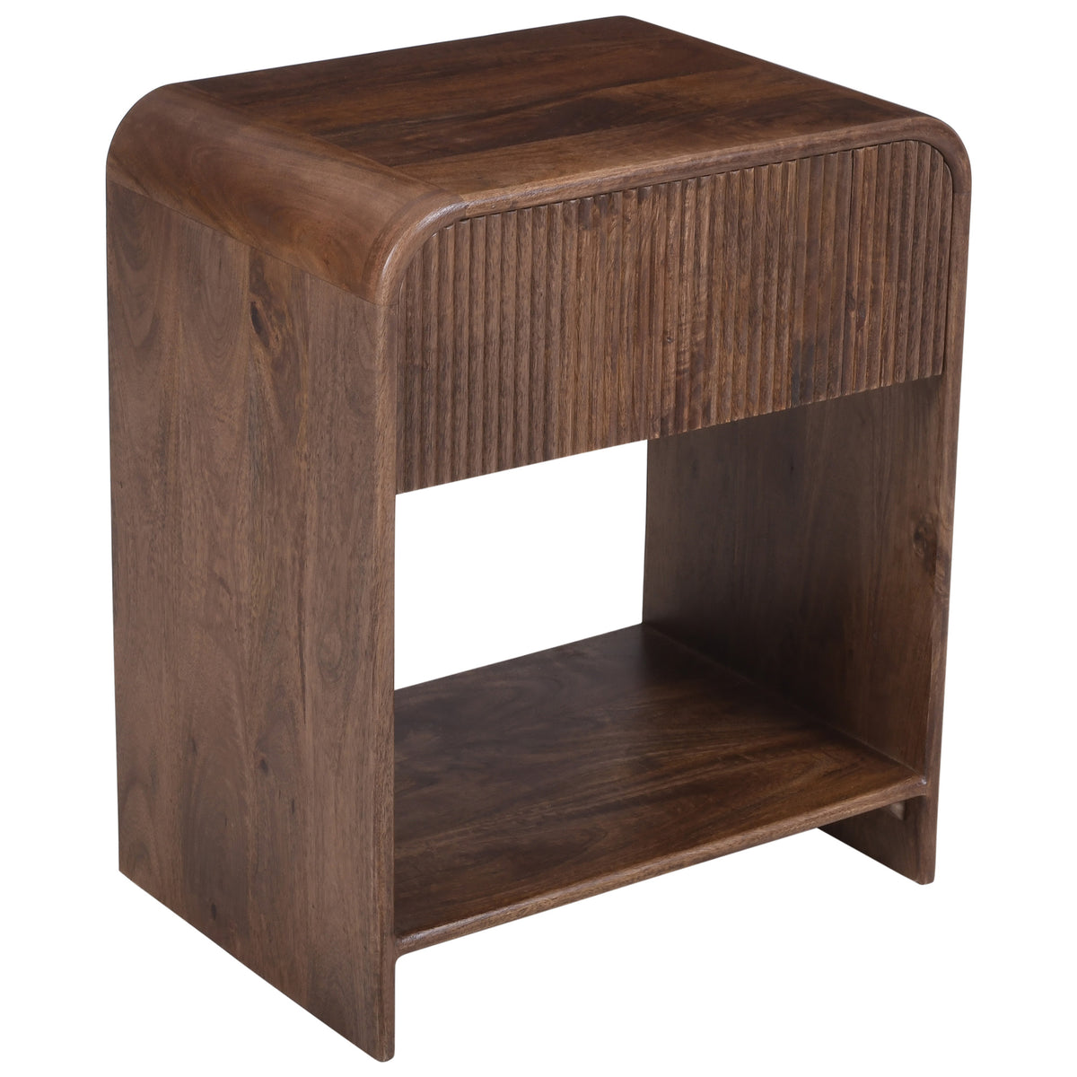 Amoli 1 Drawer Accent Table – Walnut – 3