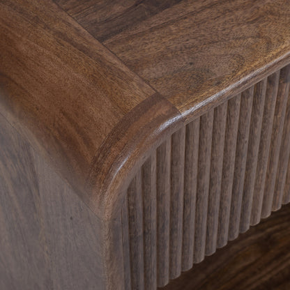 Amoli 1 Drawer Accent Table – Walnut – 6