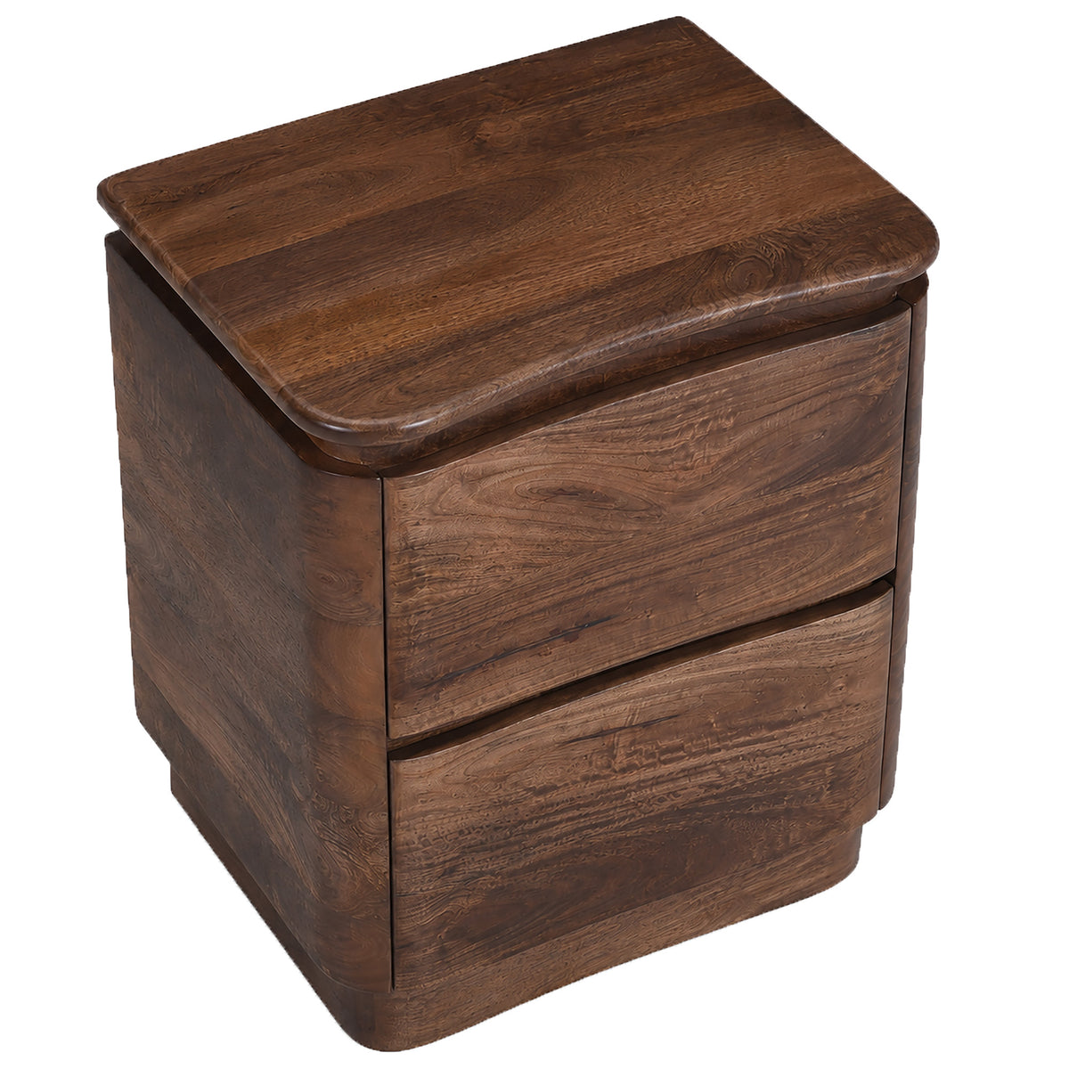 Akhila 2 Drawer Accent Table – Walnut – 6