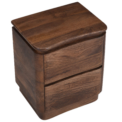 Akhila 2 Drawer Accent Table – Walnut – 6
