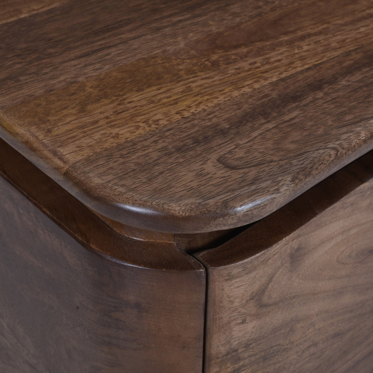 Akhila 2 Drawer Accent Table – Walnut – 7
