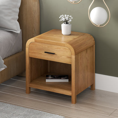 Bowman 1 Drawer Accent Table – Natural – 2