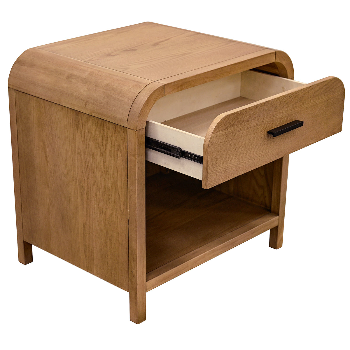 Bowman 1 Drawer Accent Table – Natural – 3