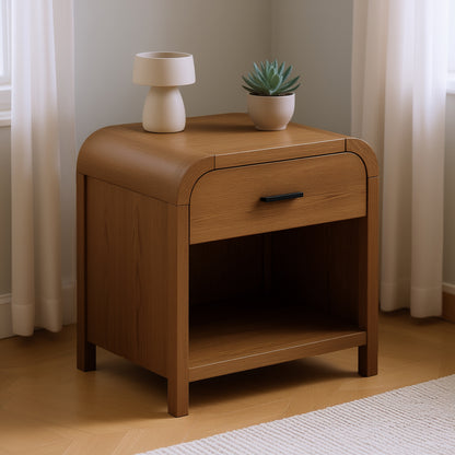 Bowman 1 Drawer Accent Table – Walnut – 2