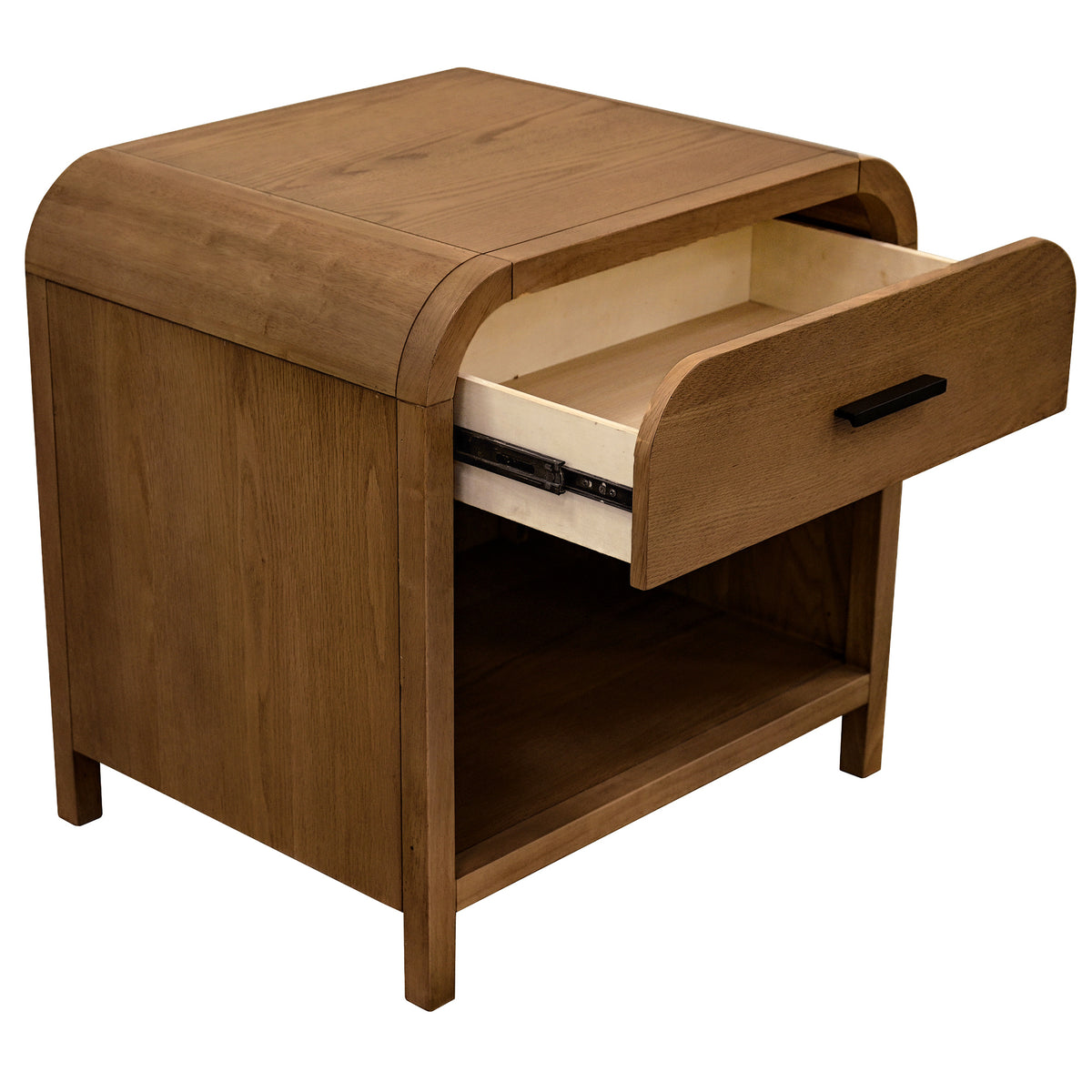 Bowman 1 Drawer Accent Table – Walnut – 3