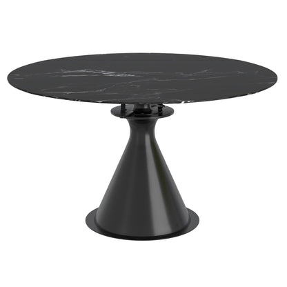 Calisto Round Dining Table with Extension, 51"