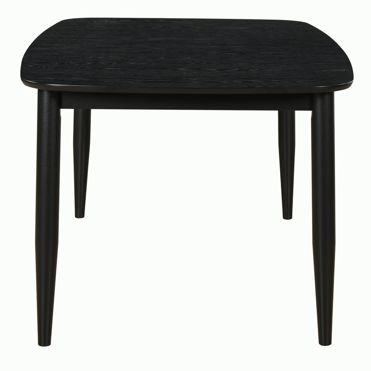 Phylon Dining Table with Extension, 63"-79" – Black – 4