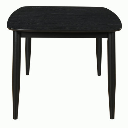 Phylon Dining Table with Extension, 63"-79" – Black – 4