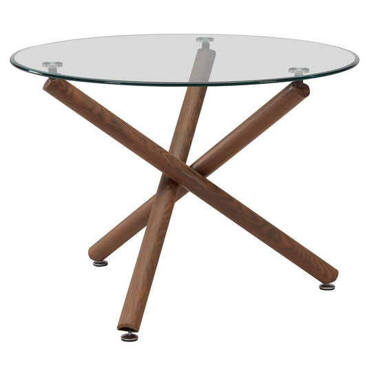 Rocca Round Dining Table, 40" in Walnut
