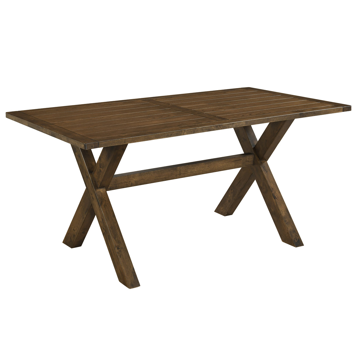 Lance Rectangular Dining Table, 63" – Walnut – 1