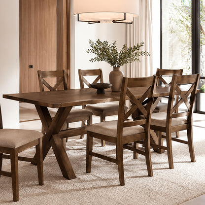 Lance Rectangular Dining Table, 63" – Walnut – 2