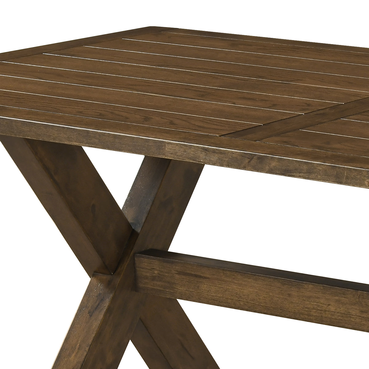 Lance Rectangular Dining Table, 63" – Walnut – 5