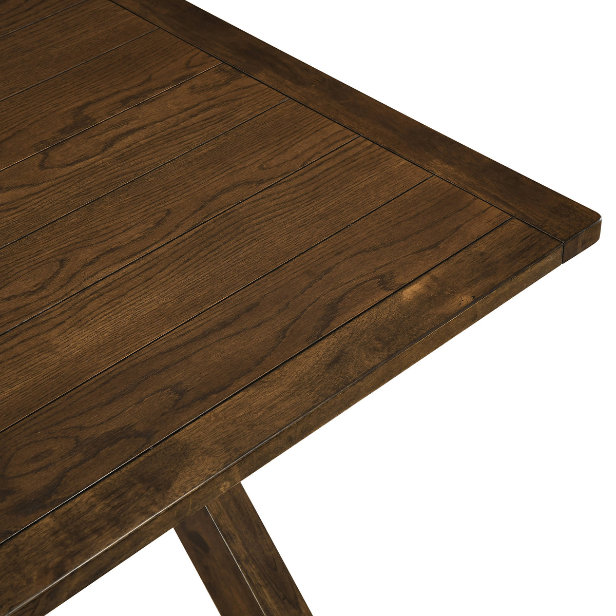 Lance Rectangular Dining Table, 63" – Walnut – 6