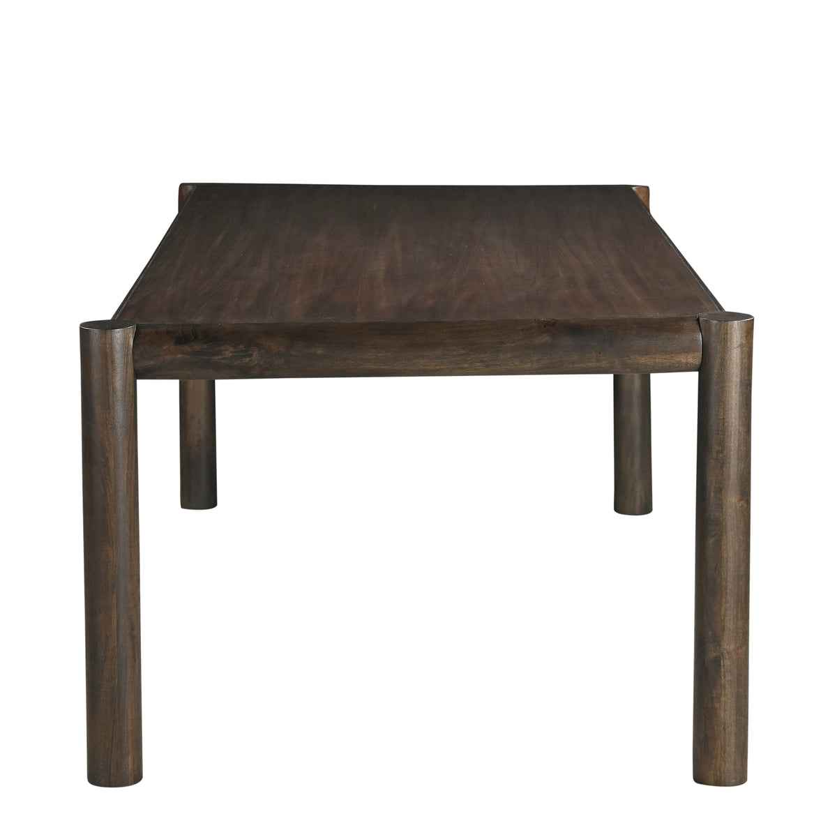 Advik Rectangular Dining Table, 79" – Mocha – 4