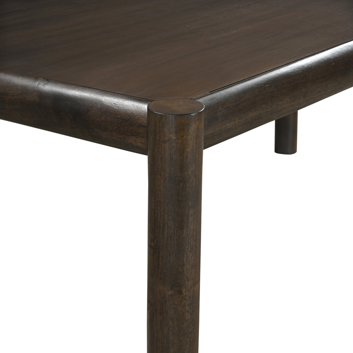 Advik Rectangular Dining Table, 79" – Mocha – 5