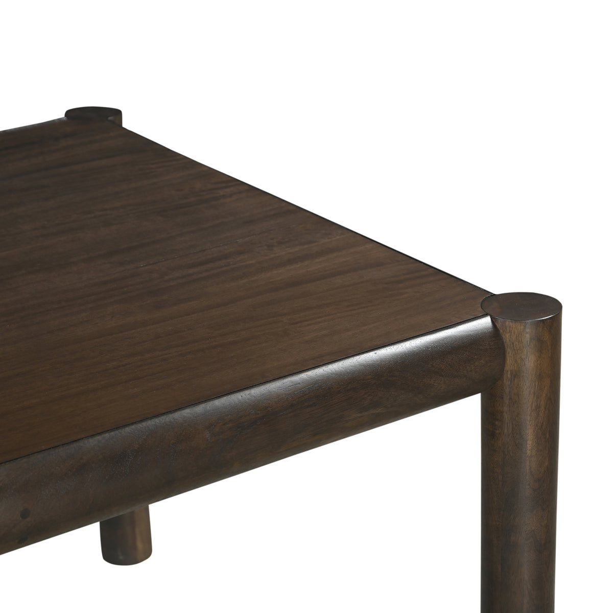 Advik Rectangular Dining Table, 79" – Mocha – 7