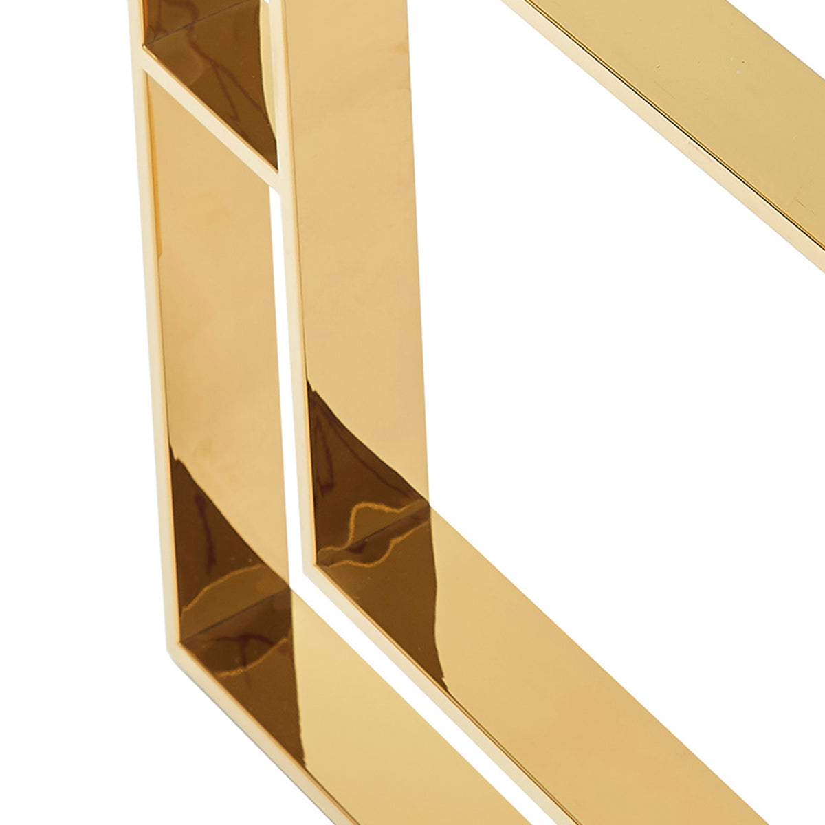 Eros Rectangular Dining Table, 71" – Gold – 7