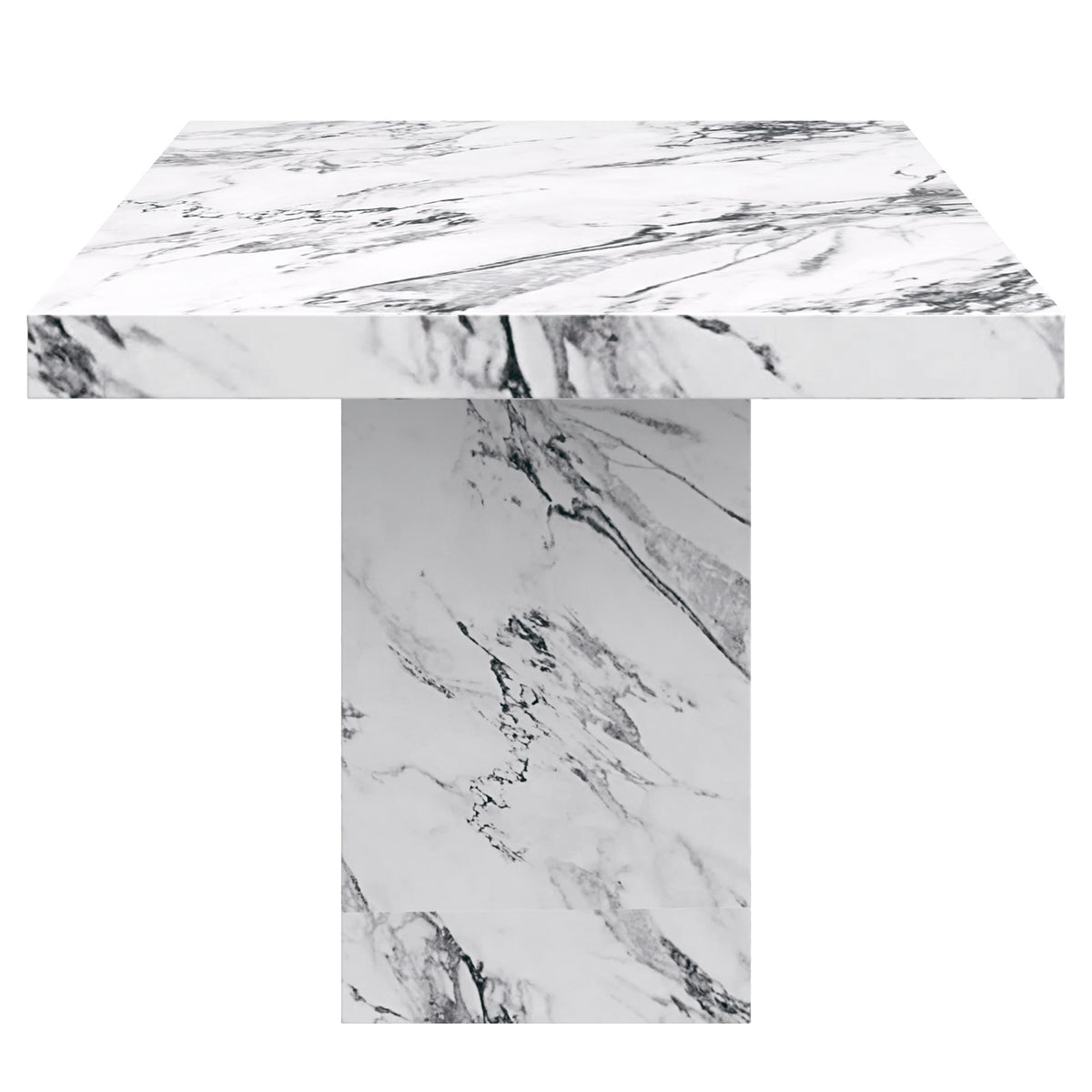 Aurelia Rectangular Dining Table, 71" – Bulgari White – 4