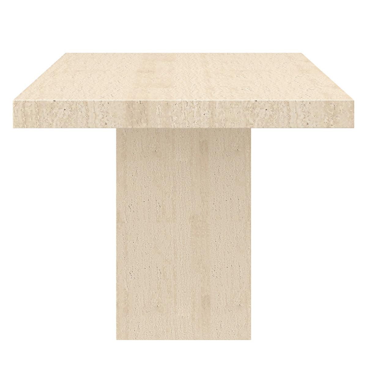 Aurelia Rectangular Dining Table, 71" – Travertine – 4