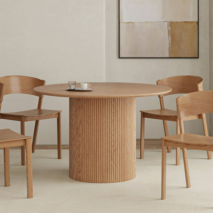 Tovas Round Dining Table, 47" in Natural