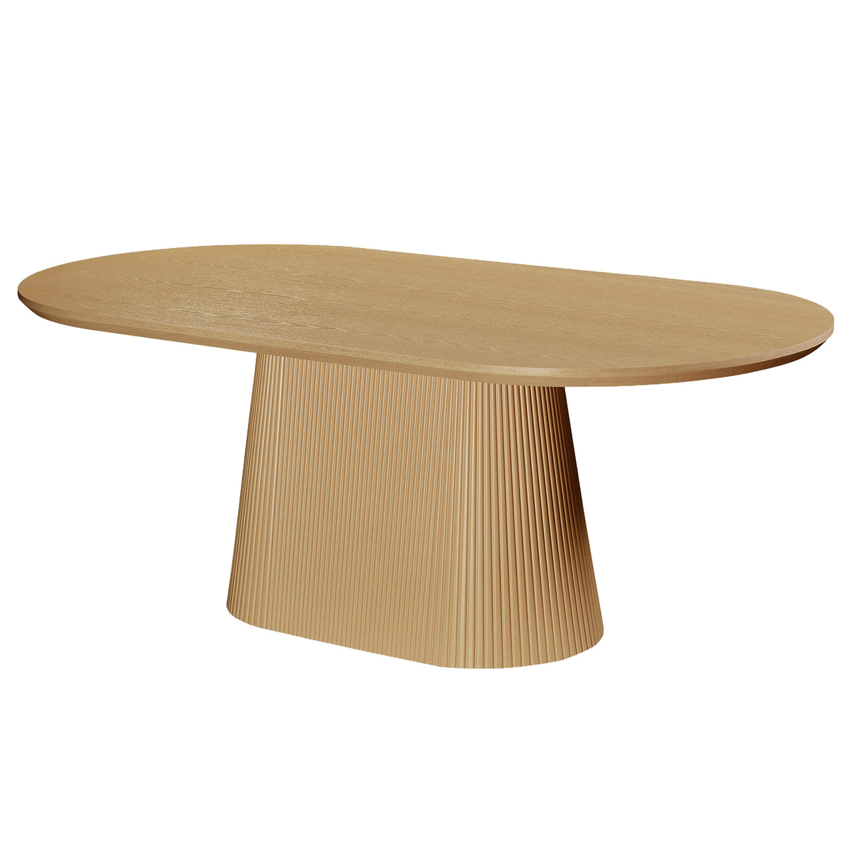 Tovas Oval Dining Table, 79" in Natural