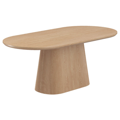 Tovas Oval Dining Table, 79" in Natural