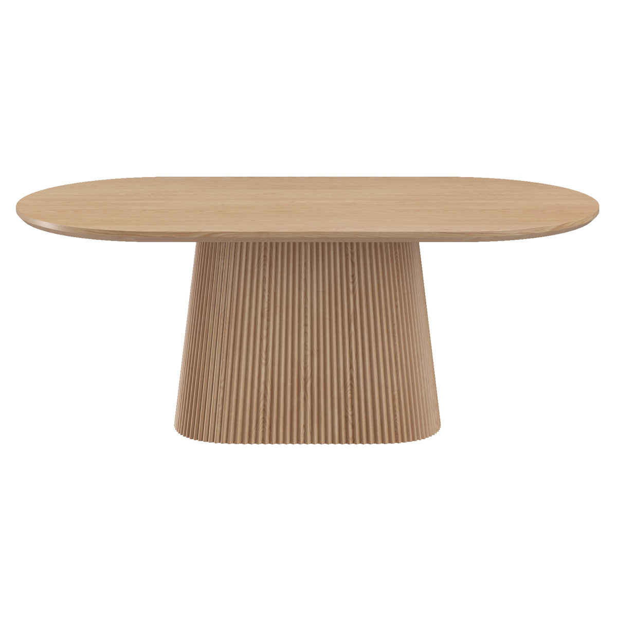 Tovas Oval Dining Table, 79" in Natural