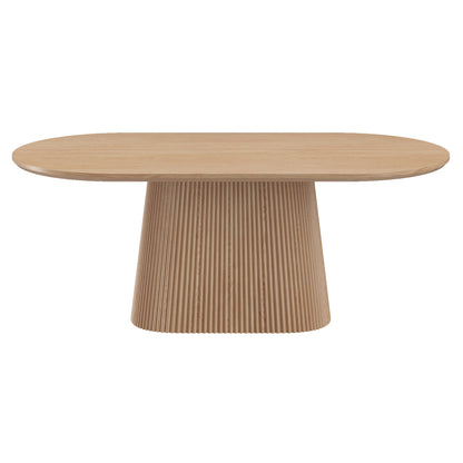 Tovas Oval Dining Table, 79" in Natural