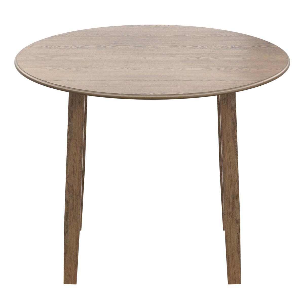 Conrad Round Drop-Leaf Dining Table, 42" – Walnut – 4