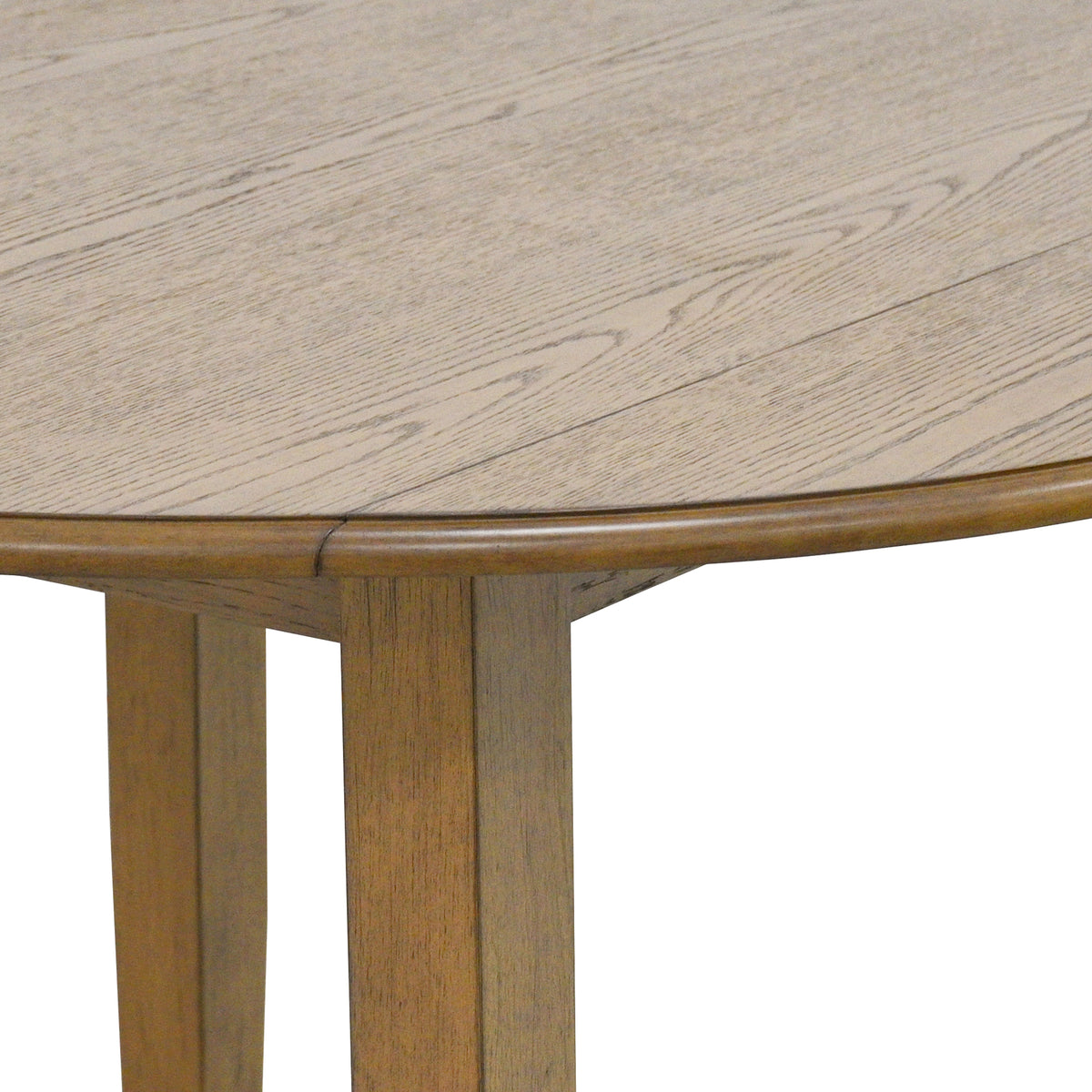 Conrad Round Drop-Leaf Dining Table, 42" – Walnut – 7