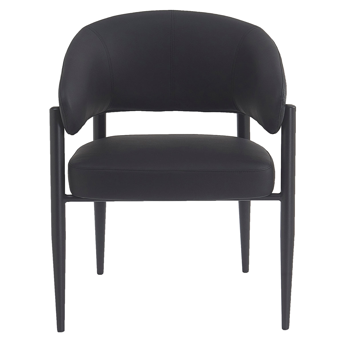 Bronson Dining/Lounge Chair, Set of 2 – Black and Black – 5