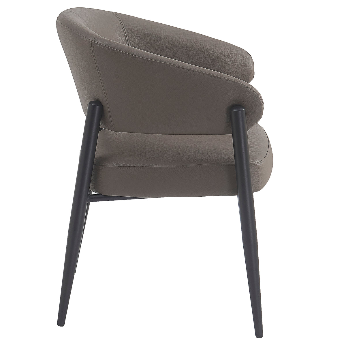 Bronson Dining/Lounge Chair, Set of 2 – Stone and Black – 5