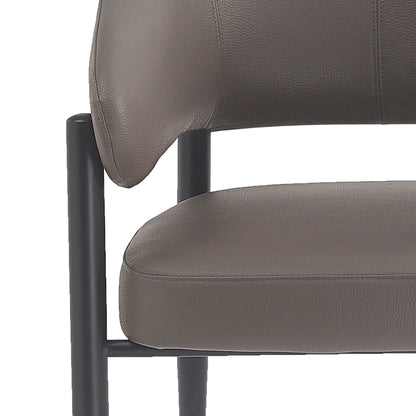 Bronson Dining/Lounge Chair, Set of 2 – Stone and Black – 7