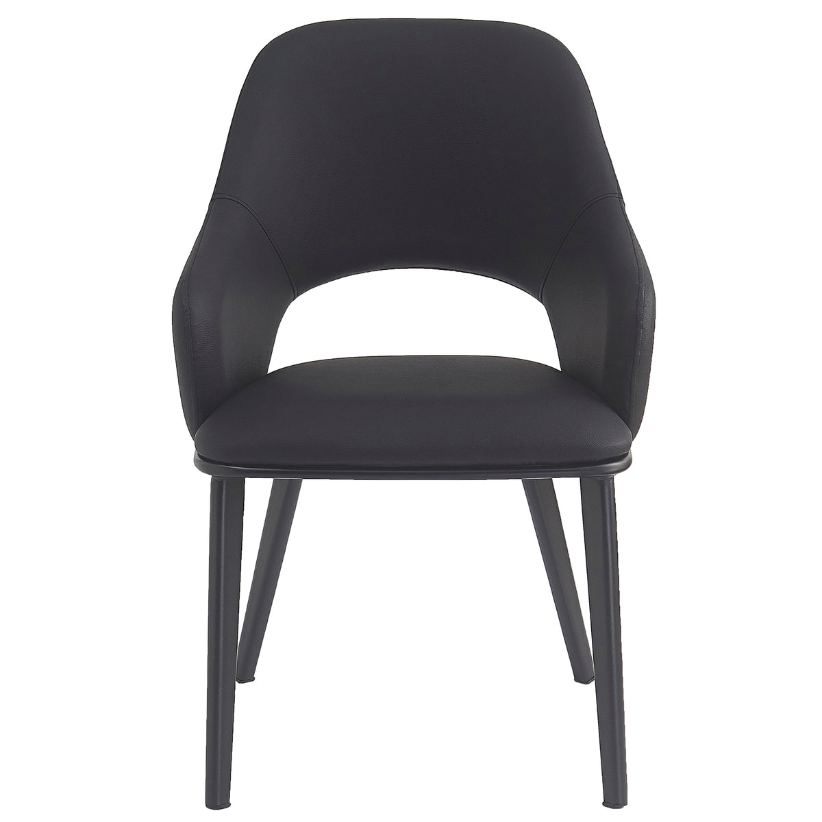 Denzel Dining/Lounge Chair, Set of 4 – Black and Black – 5