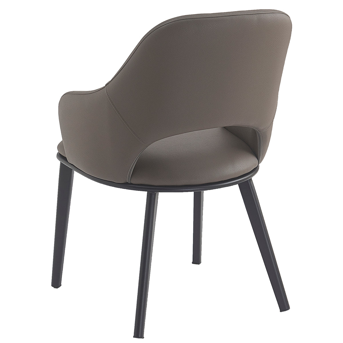 Denzel Dining/Lounge Chair, Set of 4 – Stone and Black – 3