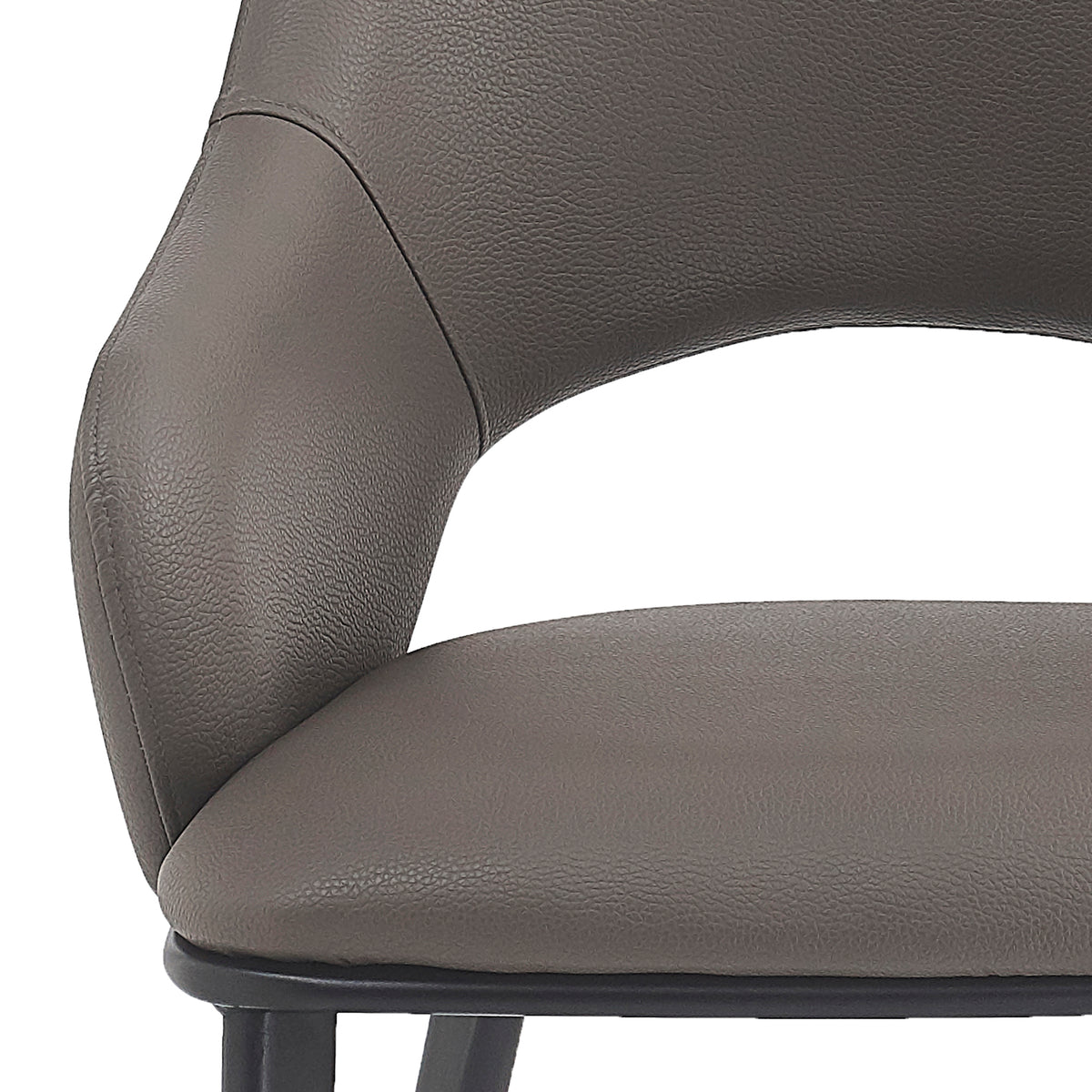 Denzel Dining/Lounge Chair, Set of 4 – Stone and Black – 6