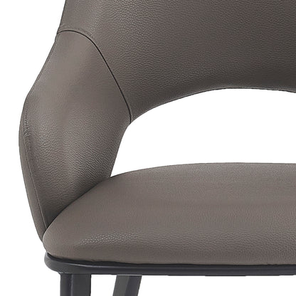 Denzel Dining/Lounge Chair, Set of 4 – Stone and Black – 6