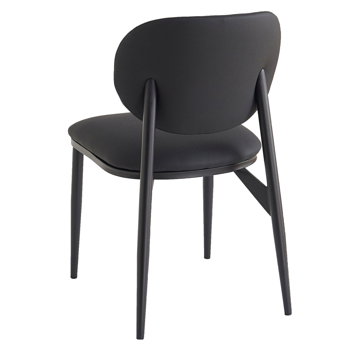 Gideon Dining/Lounge Chair, Set of 4 – Black and Black – 3