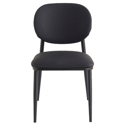 Gideon Dining/Lounge Chair, Set of 4 – Black and Black – 5