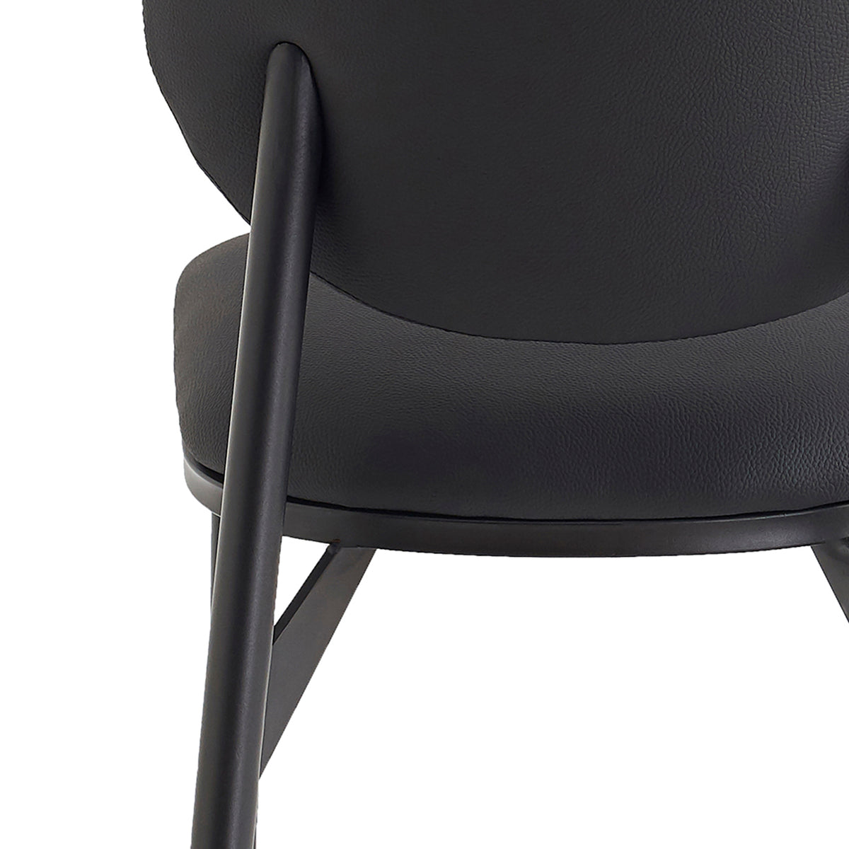 Gideon Dining/Lounge Chair, Set of 4 – Black and Black – 6