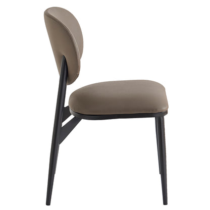 Gideon Dining/Lounge Chair, Set of 4 – Stone and Black – 5
