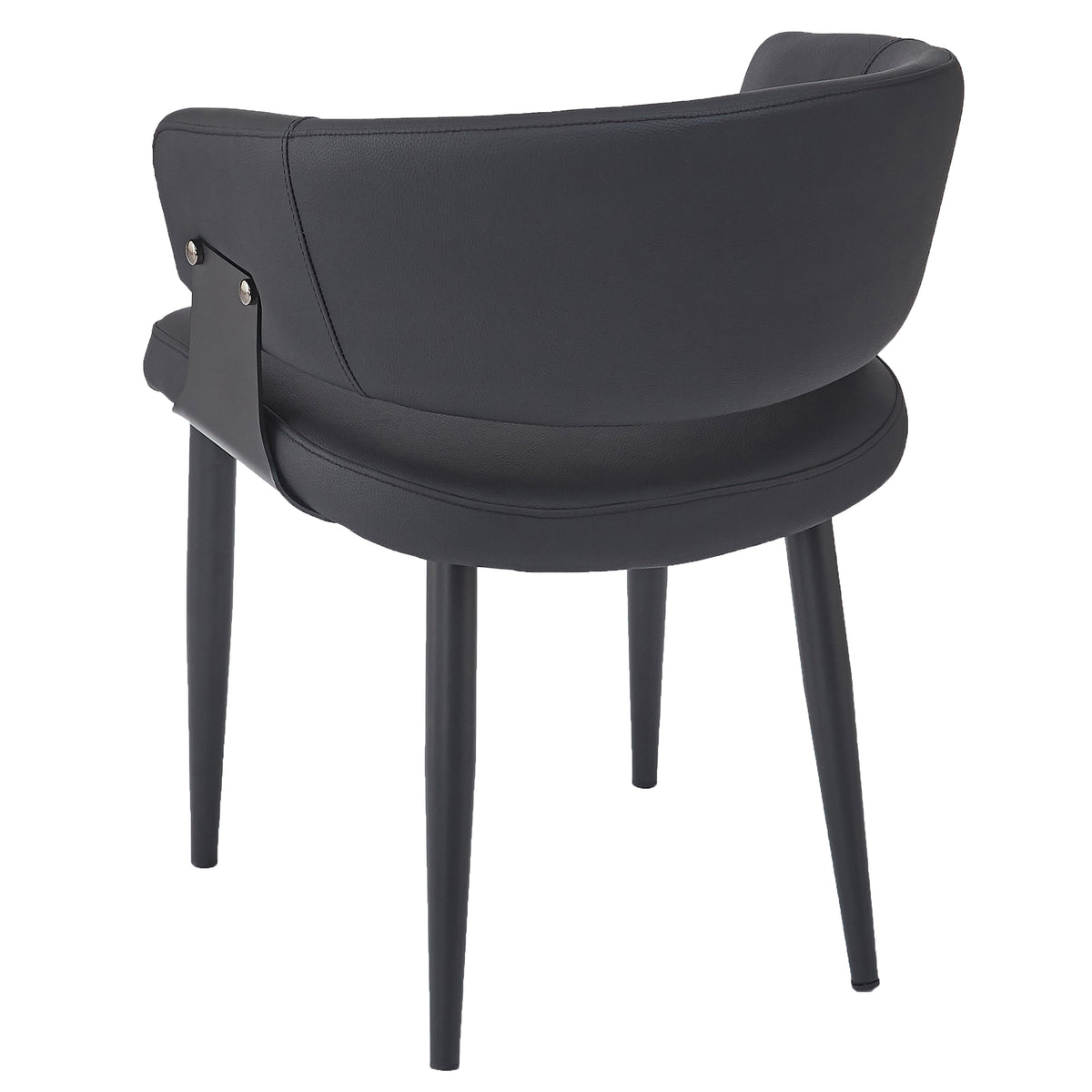 Sloane Dining/Lounge Chair, Set of 4 – Black and Black – 3